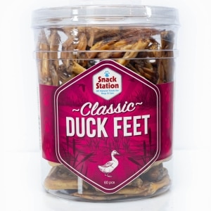 Snack Station Classic Duck Feet Dog Treats