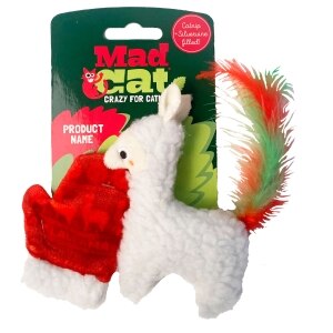 Cozy Llama Plush Cat Toy