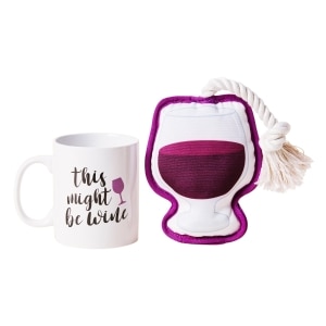 Mug & Toy Gift Set - Wine Purple