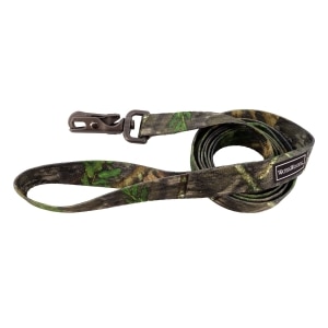 Water and Woods Camo Patterned Dog Leash 1in Green