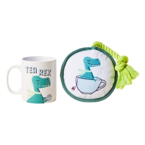 Mug & Toy Gift Set - T-Rex Green