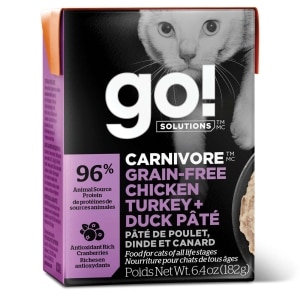 Carnivore Grain-Free Chicken, Turkey + Duck Pate Recipe Cat Food