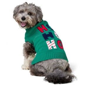 Ho Ho Ho Festive Green Sweater