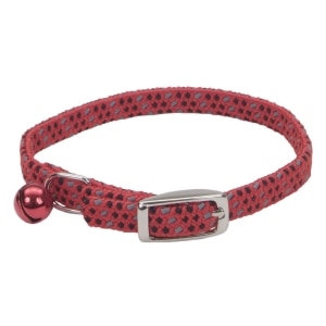 Lil Pals Elasticized Safety Red Kitten Collar