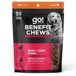 Benefit Chews Skin + Coat Care Lamb Recipe Dog Treats