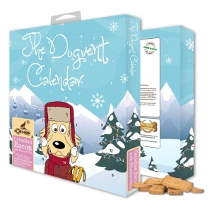 Canadian Bacon with Blueberries Holiday Advent Calendar Dog Treats
