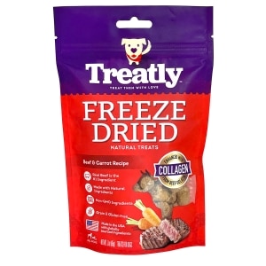 Freeze Dried Beef & Carrot Collagen Dog Treats