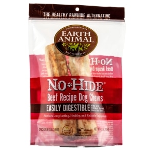 No-Hide Grass-Fed Beef Natural Rawhide Alternative Dog Chews 2 Pack