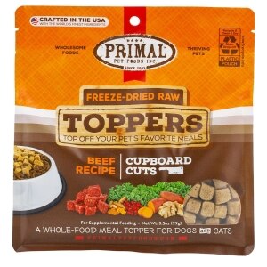 Cupboard Cuts Freeze-Dried Raw Toppers Beef Recipe Dog & Cat Food