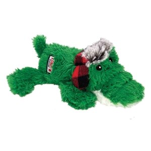 Holiday Cozie Alligator Dog Toy