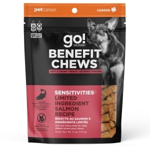 Benefit Chews Sensitivities Limited Ingredient Salmon Recipe Dog Treats