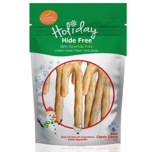 Rawhide Free Slim Candy Cane Chew for Dogs - 5 Pack