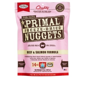 Freeze-Dried Nuggets Beef & Salmon Formula Cat Food