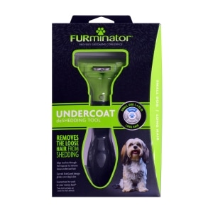 Undercoat Deshedding Tool for Long-haired Small Dogs