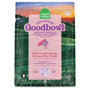 GoodBowl Wild-Caught Salmon & Brown Rice Recipe Cat Food