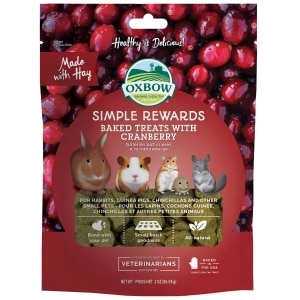 Simple Rewards Cranberry Baked Treats for Small Animals