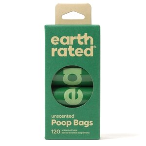 120 Unscented Dog Waste Bags (8 Refill Rolls)