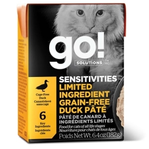 Sensitivities Limited Ingredient Grain-Free Duck Pate Recipe Cat Food