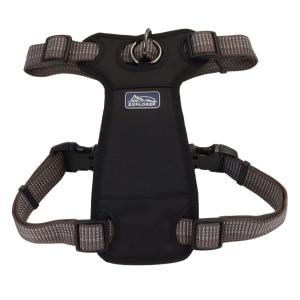 K9 Explorer Brights Reflective Front-Connect Dog Harness Grey