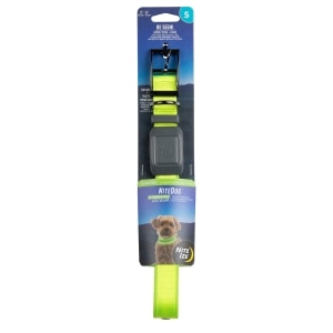 NiteDog Rechargeable LED Lime Green Dog Collar