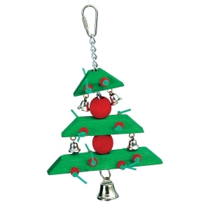 Tiered Christmas Tree Holiday Bird Toy