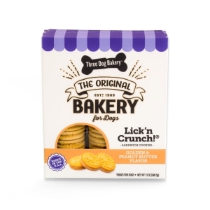 Lick'n Crunch! Golden & Peanut Butter Flavour Dog Treats