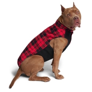 Thermal Tech Fleece Red Plaid Jacket