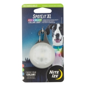 SpotLit Rechargeable Collar Light Disc-O
