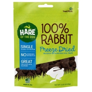 100% Rabbit Freeze Dried Dog Treats