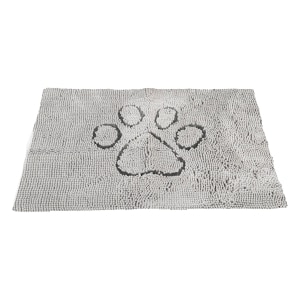 Dirty Dog Doormat Silver Grey